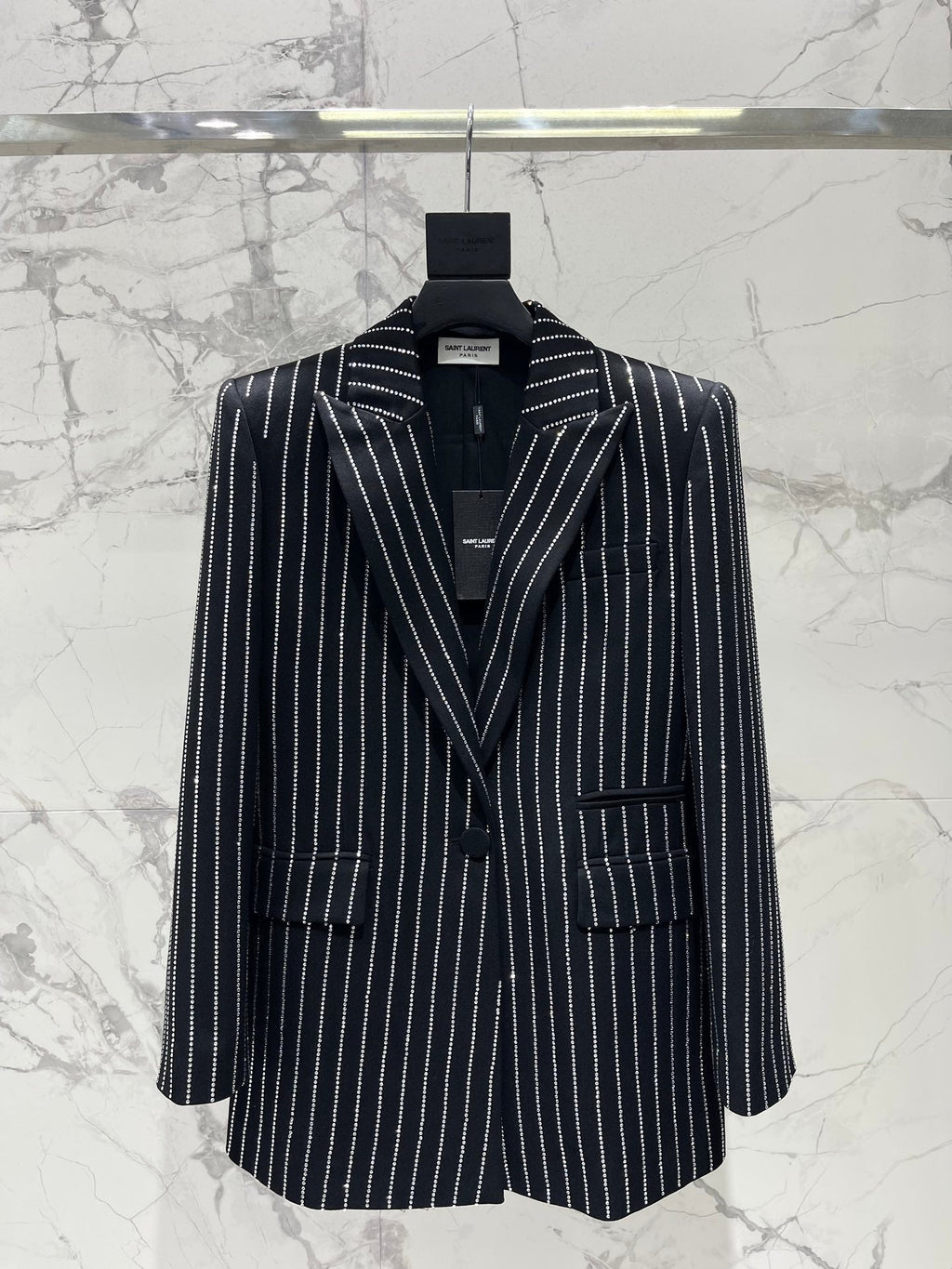 YSL 25S EMBELLISHED SUIT SET STYLE 213