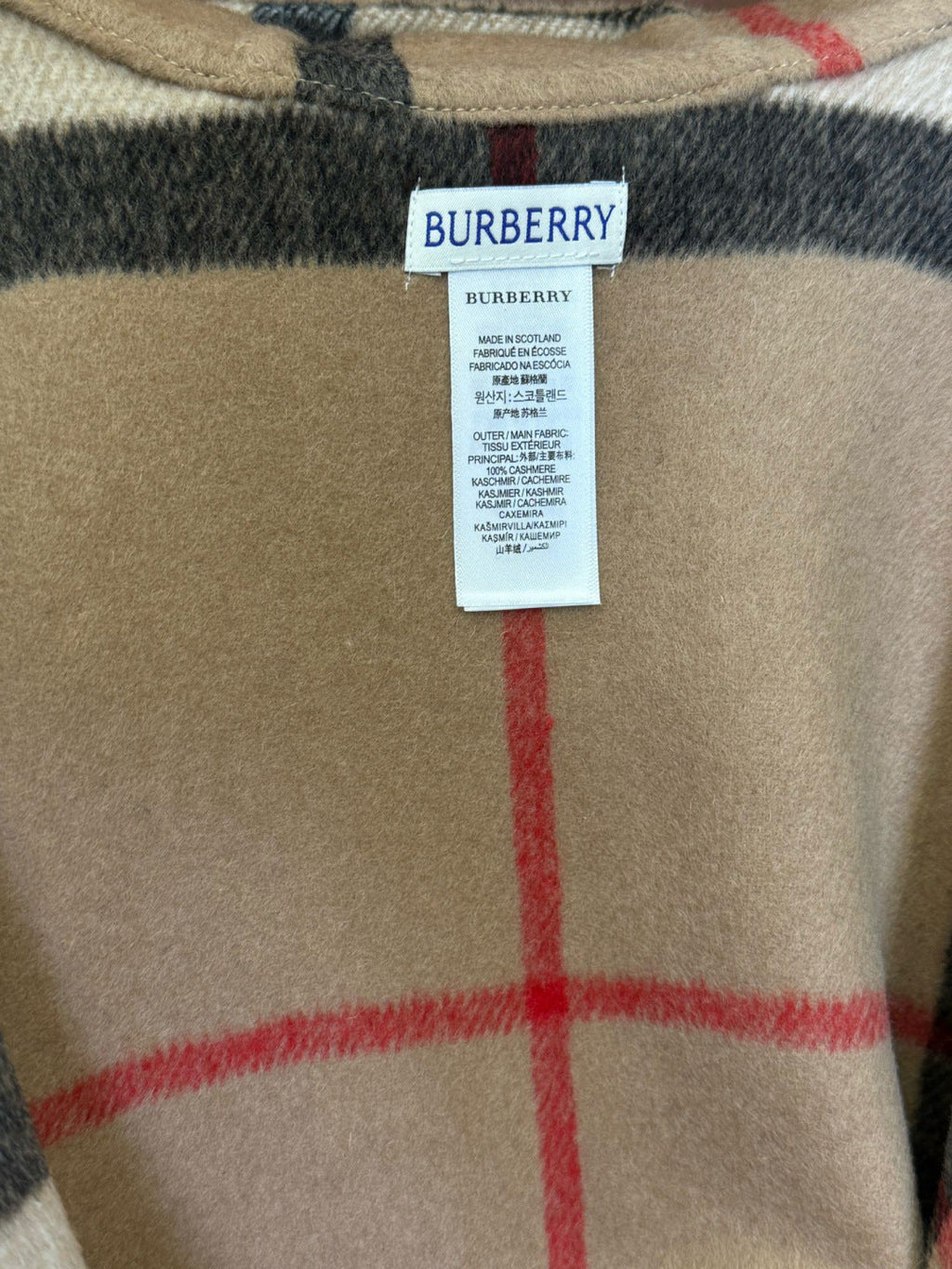 BURBERRY 25S DOUBLE-FACED CASHMERE COAT 204