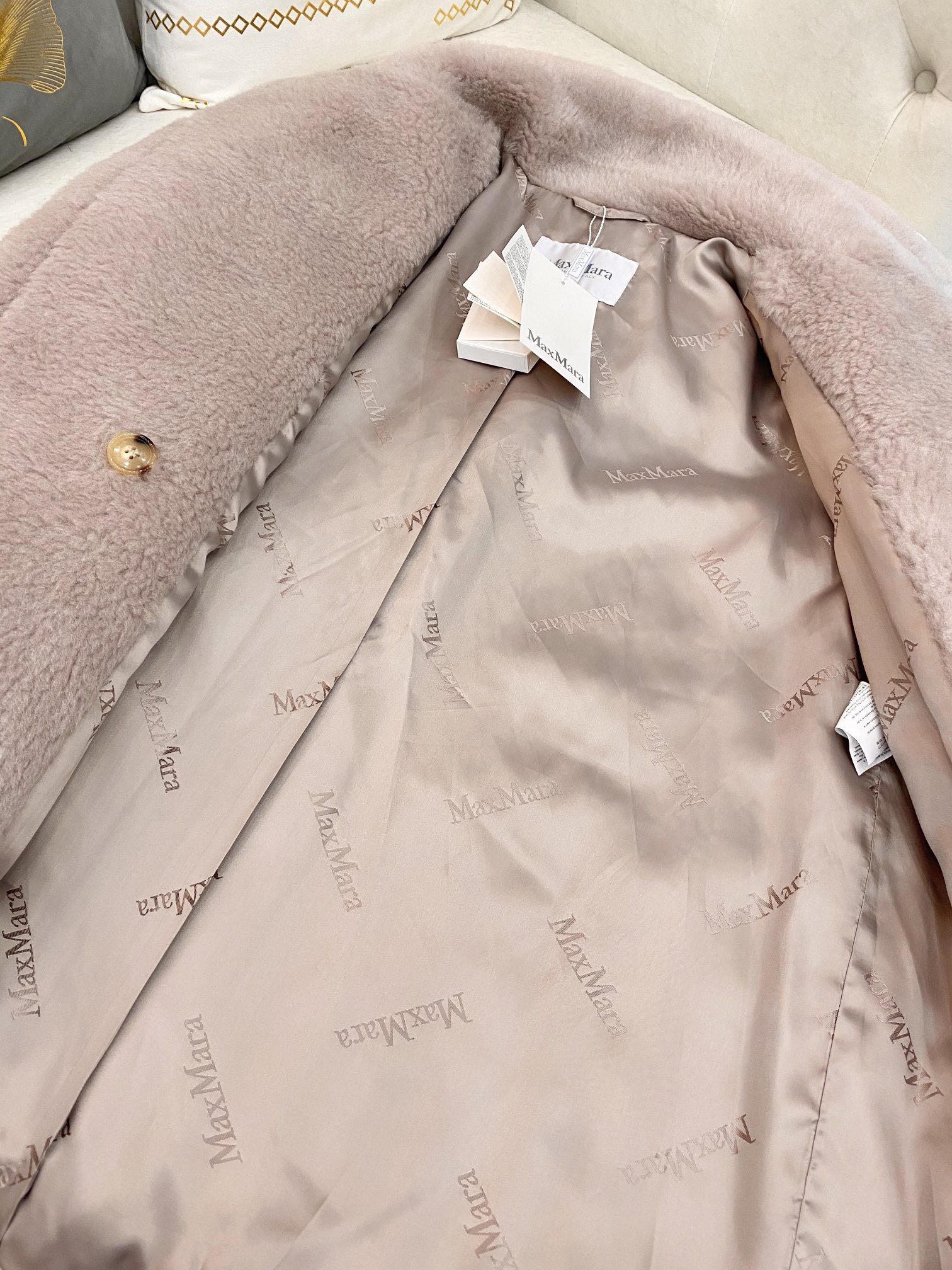 MAX MARA 25S TEDDY SHORT JACKET 074