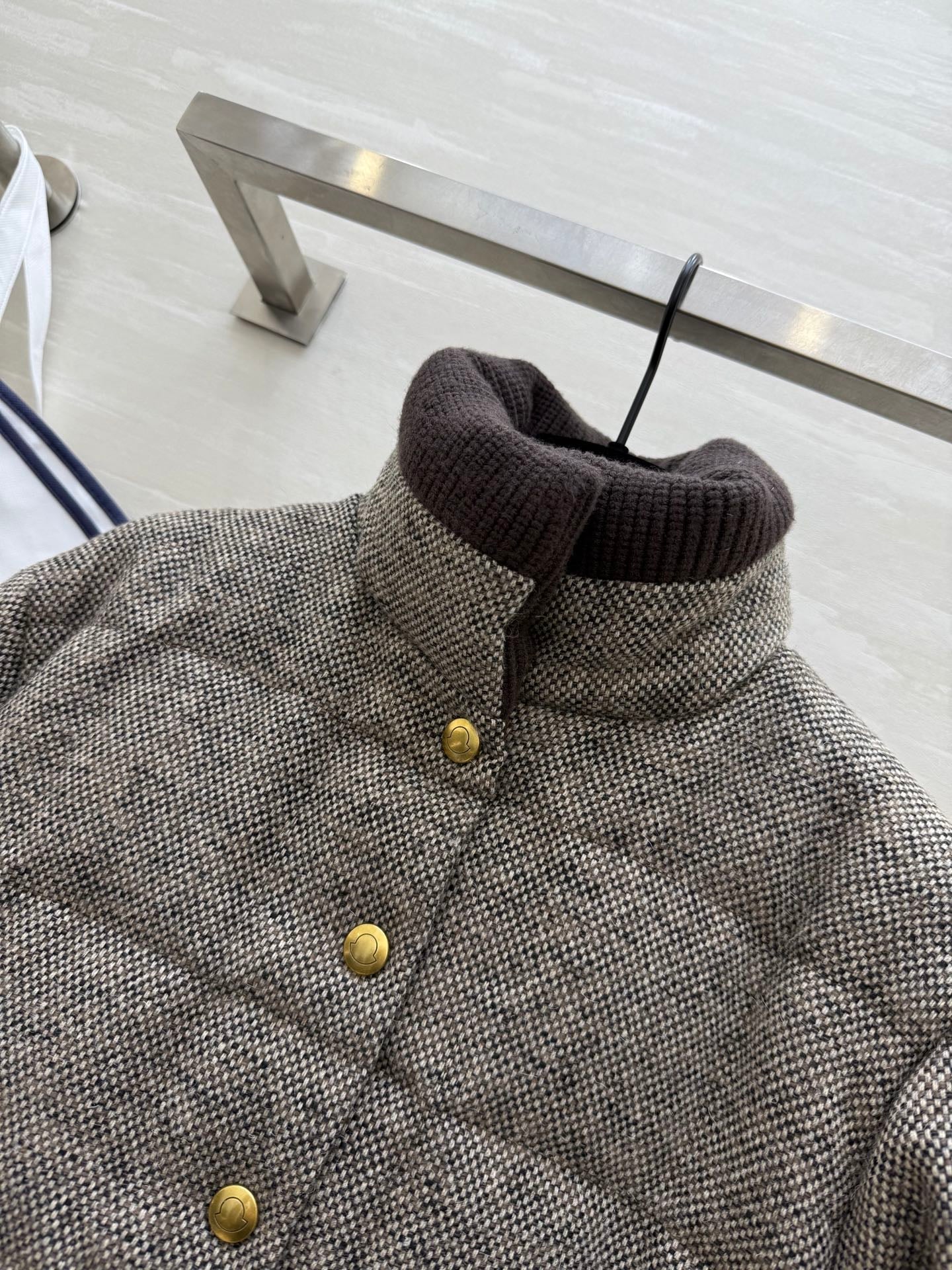 MONCLER 25S TWEED DOWN JACKET 307
