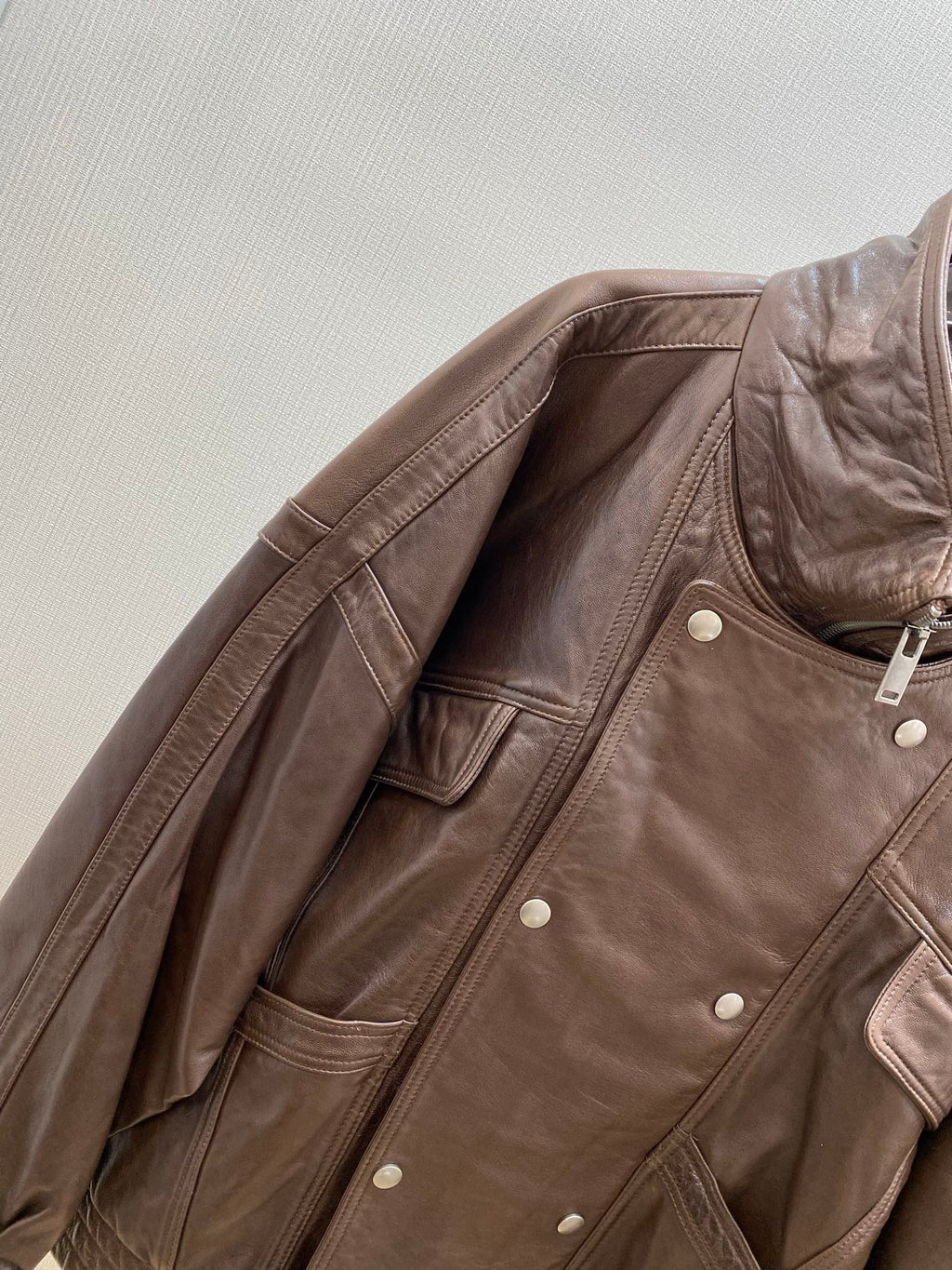 YSL 25S LEATHER JACKET STYLE 165