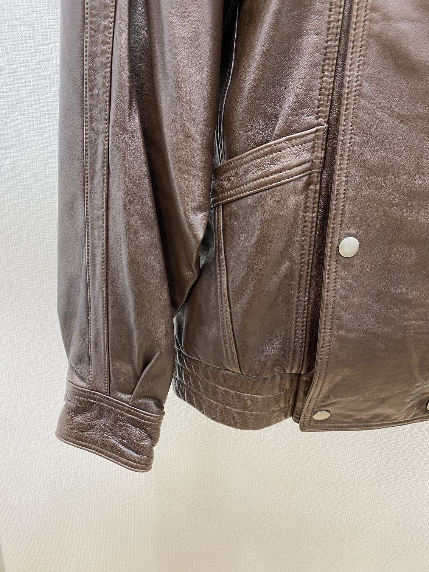 YSL 25S LEATHER JACKET STYLE 165