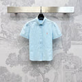 RALPH LAUREN SHORT-SLEEVE SHIRT LIGHT BLUE 274782