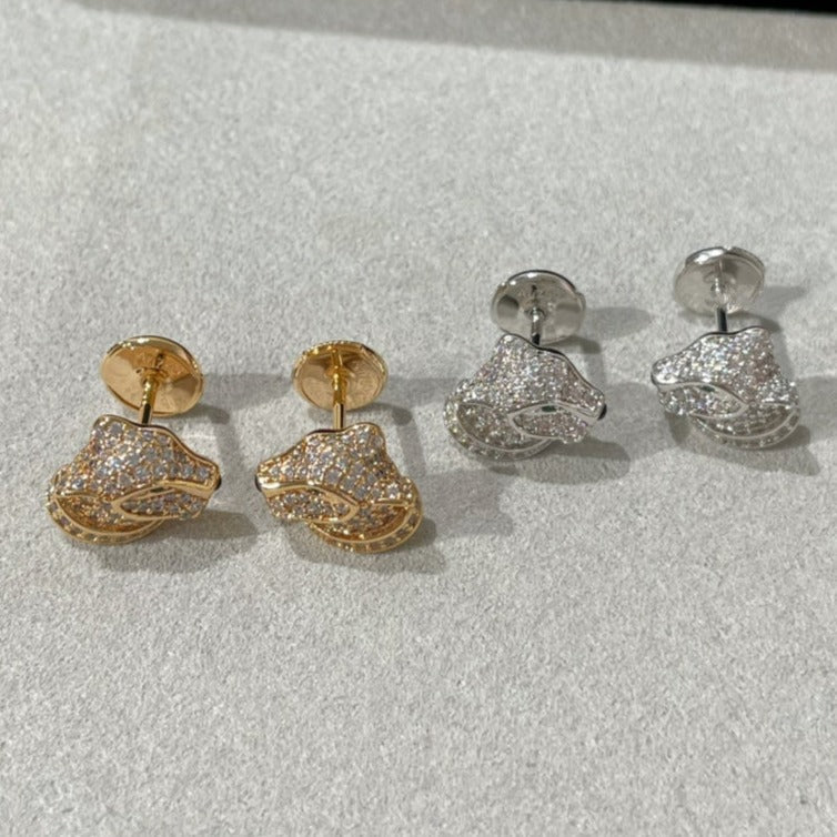 CARTIER PANTHERE DIAMOND EARRINGS